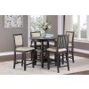Asher Counter Height Dining Room Set (Antique Black)