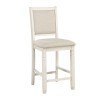 Asher Counter Height Chair (Antique White) (Set of 2)