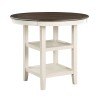 Asher Counter Height Table (Antique White)