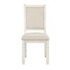 Asher Side Chair (Antique White) (Set of 2)