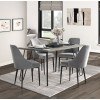 Keene Dining Room Set w/ Gray Chairs