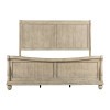Rustic Traditions Saddle Tan Sleigh Bed