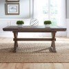 Foundry Saw Buck Dining Table