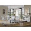 Bellamy Lane Whitewash Counter Height Dining Room Set