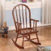 Kloris Youth Bow Back Rocking Chair (Tobacco)