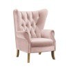 Adonis Accent Chair (Blush Pink)