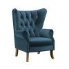 Adonis Accent Chair (Azure Blue)