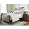 Curated Upholstered Metal Bed