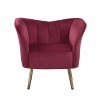 Reese Accent Chair (Burgundy)