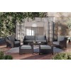 Skye Gray Outdoor 6-Piece Seating Set