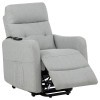 Dayes Light Grey Power Lift Recliner