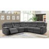 Camargue Power Reclining Sectional (Grey)