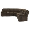 Atkinson Chocolate 3-Piece Reclining Sectional