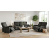 Hamilton Charcoal Grey Reclining Living Room Set