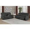 Lawrence Reclining Living Room Set (Charcoal)