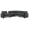 Collins 6-Piece Modular Power Reclining Sectional (Dark Grey)