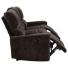 Navarro Dark Brown Reclining Living Room Set