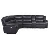Sycamore 3-Piece Power Reclining Sectional (Dark Grey)