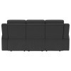Brentwood Reclining Living Room Set (Dark Charcoal)