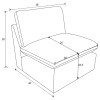 Collins Black Modular Power Reclining Sectional Set