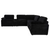 Collins Black 7-Piece Modular Power Reclining Sectional