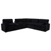 Collins Black Modular Power Reclining Sectional