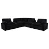 Collins Black Modular Power Reclining Sectional