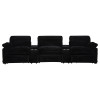 Collins Black Power Reclining Home Theater Seating