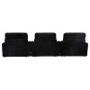 Collins Black Power Reclining Home Theater Seating