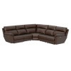 Sanford Espresso 5-Piece Power Reclining Sectional