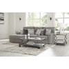 Sydney 3-Piece Power Reclining Left Chaise Sectional