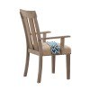 Nathaniel Slatted Back Arm Chair (Set of 2)