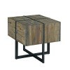 Modern Timber Accent End Table