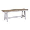 Lindsey Farm Backless Bench (Weathered White)
