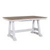 Lindsey Farm Dining Table (Weathered White)