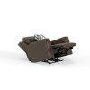Arezzo Chocolate Zero Gravity Power Lay Flat Recliner w/ Power Headrest
