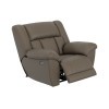Sentinel Taupe Power Lay Flat Recliner