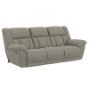 Sentinel Smoke Power Lay Flat Reclining Sofa