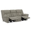 Sentinel Smoke Power Lay Flat Reclining Sofa
