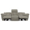 Sentinel Smoke Power Lay Flat Reclining Sofa