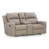 Lavenhorne Pebble Reclining Loveseat w/ Console