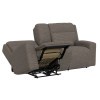 Caleb Raisin Zero Gravity Power Reclining Living Room Set w/ Power Headrests
