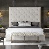 Modern Brando Upholstered Bed (Quartz)