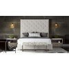 Modern Brando Upholstered Bedroom Set (Quartz)
