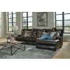 Como 3-Piece Power Reclining Right Chaise Sectional (Chocolate)