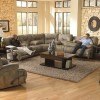 Voyager Lay Flat Power Reclining Sectional (Brandy)