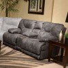 Voyager Power Lay Flat Reclining Console Loveseat (Slate)