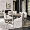 Modern Desmond Dining Room Set (Flint) w/ Carter Chairs