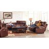 Wembley Power Lay Flat Reclining Living Room Set (Walnut)