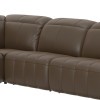 Spoleto Cafe Latte Modular Power Reclining Sectional w/ Power Euro Headrests